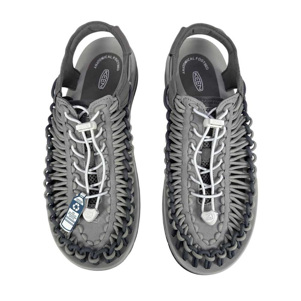 KEEN x Loftman Uneek Sandals Mens 10 Corded Slip On Outdoor Casual Grey Drizzle